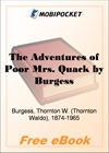 The Adventures of Poor Mrs. Quack for MobiPocket Reader