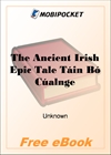 The Ancient Irish Epic Tale Tain Bo Cualnge for MobiPocket Reader
