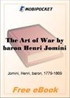 The Art of War by Henri Jomini for MobiPocket Reader