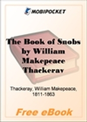 The Book of Snobs for MobiPocket Reader