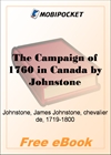 The Campaign of 1760 in Canada for MobiPocket Reader