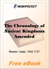 The Chronology of Ancient Kingdoms for MobiPocket Reader