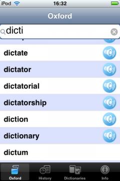 The Concise Oxford English Dictionary (iPhone)
