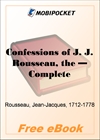 The Confessions of J. J. Rousseau for MobiPocket Reader
