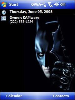 The Dark Knight Theme for Pocket PC