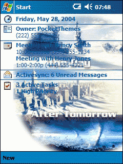 The Day After Tomorrow Animated Theme for Pocket PC