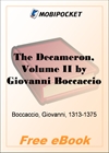 The Decameron, Volume II for MobiPocket Reader