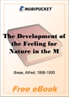 The Development of the Feeling for Nature in the Middle Ages and Modern Times for MobiPocket Reader