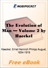 The Evolution of Man - Volume 2 for MobiPocket Reader