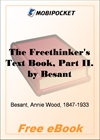 The Freethinker's Text Book, Part II for MobiPocket Reader