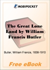 The Great Lone Land for MobiPocket Reader