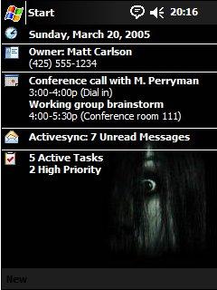 The Grudge Theme for Pocket PC