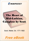 The Heart of Mid-Lothian, Complete for MobiPocket Reader