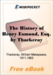 The History of Henry Esmond for MobiPocket Reader