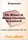 The History of Roman Literature for MobiPocket Reader
