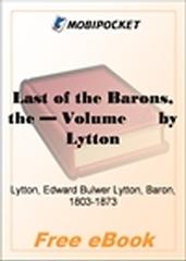 The Last of the Barons, Volume 3 for MobiPocket Reader