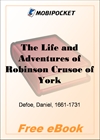 The Life and Adventures of Robinson Crusoe for MobiPocket Reader