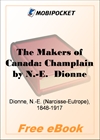 The Makers of Canada: Champlain for MobiPocket Reader
