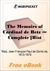 The Memoirs of Cardinal de Retz - Complete for MobiPocket Reader