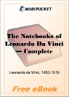 The Notebooks of Leonardo Da Vinci for MobiPocket Reader
