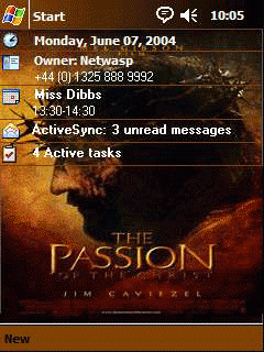 The Passion of the Christ Animated Theme for Pocket PC