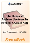 The Reign of Andrew Jackson for MobiPocket Reader