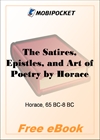 The Satires, Epistles, and Art of Poetry for MobiPocket Reader
