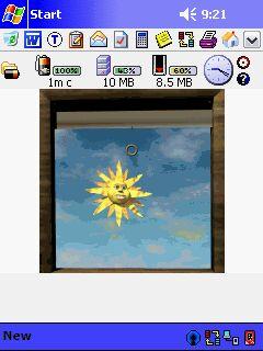 The Sun Animated Theme for Pocket PC