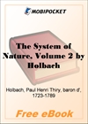 The System of Nature, Volume 2 for MobiPocket Reader