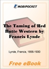 The Taming of Red Butte Western for MobiPocket Reader