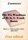 The Tin Woodman of Oz for MobiPocket Reader