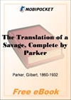 The Translation of a Savage for MobiPocket Reader