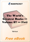 The World's Greatest Books - Volume 07 - Fiction for MobiPocket Reader