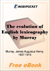 The evolution of English lexicography for MobiPocket Reader