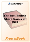 The Best British Short Stories of 1922 for MobiPocket Reader