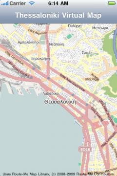 Thessaloniki, Greece Virtual Map