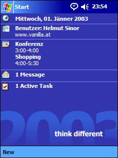 Think different Animated Theme for Pocket PC