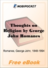 Thoughts on Religion for MobiPocket Reader