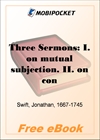 Three Sermons for MobiPocket Reader