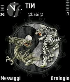 Tiger and Dragon Theme for Nokia N70/N90