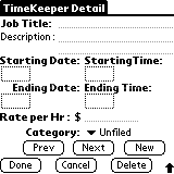 Time Keeper for Palm