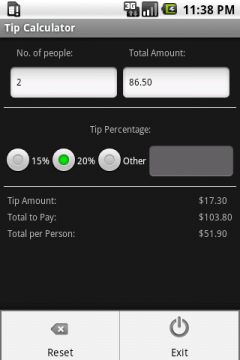 Tip Calculator (Android)