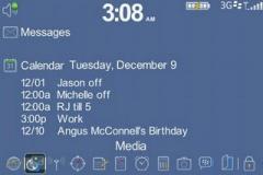Today Clear 15 Theme for BlackBerry 9000 Bold