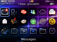Today Plus Theme for BlackBerry 8900 Curve