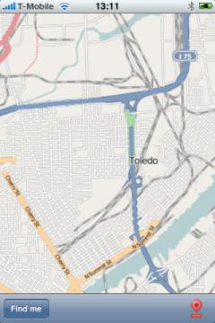 Toledo OH Street Map