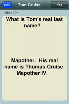 Tom Cruise Trivia