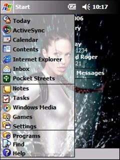 Tomb Raider bb Theme for Pocket PC