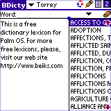 Torrey's Bible Reference Lexicon for Palm OS