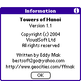 Towers of Hanoi (Palm OS)