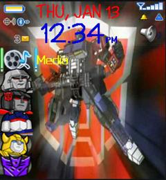 Transformers Theme for Blackberry 8100 Pearl